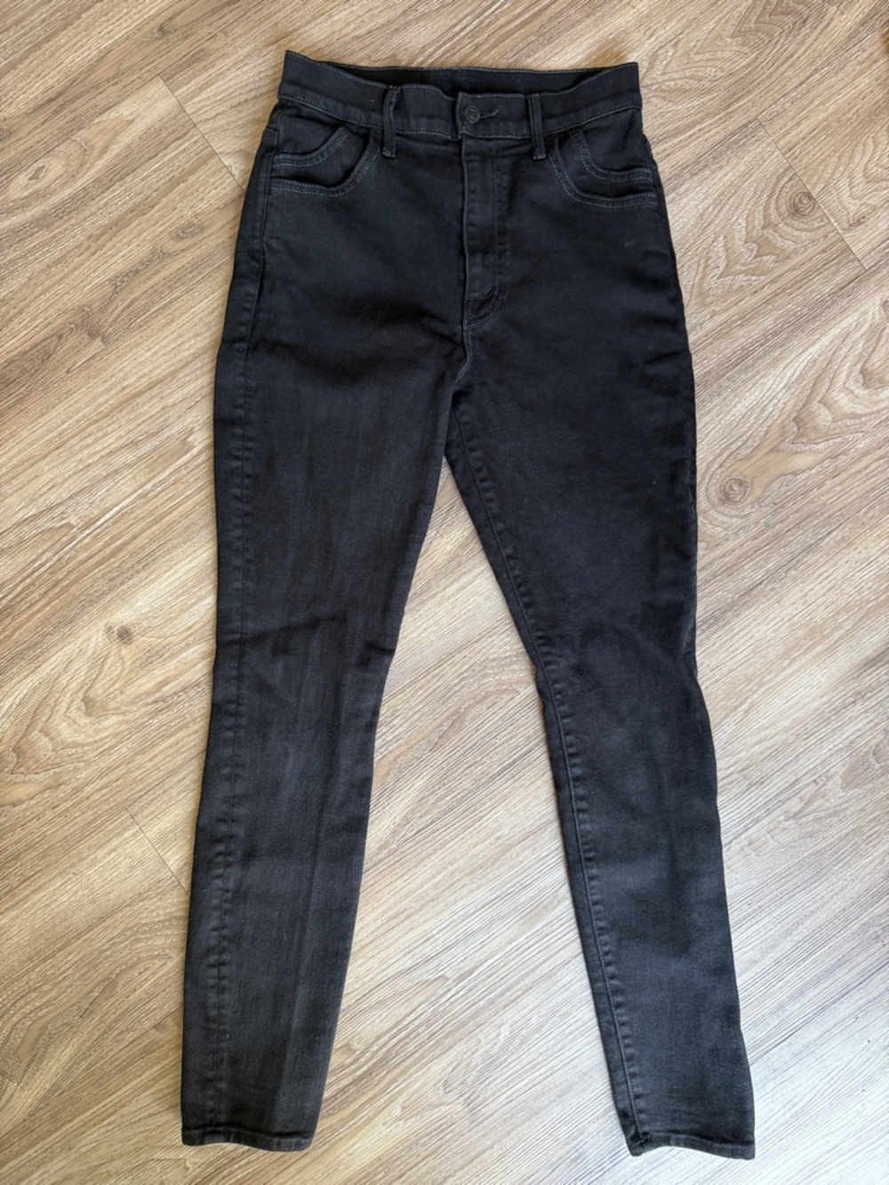 Mother The Stash Swooner Black High-Rise Jeans Size: 27
